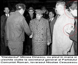 Nicolae Ceausescu si Mircea Dinescu PCR CNSAS