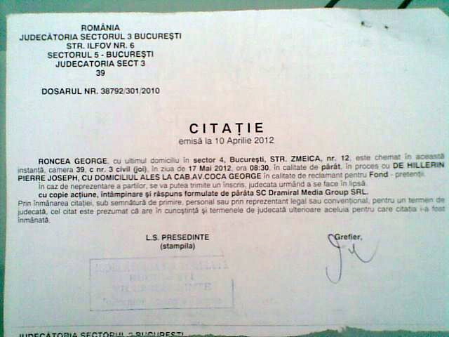 George Roncea proces cu masonii