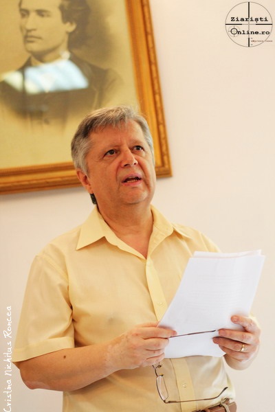 6 Dan Toma Dulciu la Premiile Eminescu Ziaristul la Muzeul Literaturii - 28 iunie 2013 - Foto Cristina Nichitus Roncea