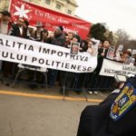 PROTEST ANTI CIP. Coalitia Impotriva Statului Politienesc la Guvern. FOTO si STIRI