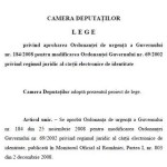 MASINA DE VOT LA MINUT. Cartile de identitate electronice cu cip si date biometrice au trecut la vot prin Camera in 60 de secunde. STENOGRAMA