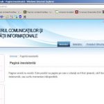 e-Romania ministrului Gabriel Sandu e-Jale. CURENTUL a facut Ministerul Comunicatiilor sa isi suspende site-ul