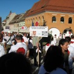 MITING ANTI-CIP la Brasov. A aparut INGERUL DIGITAL (II) subtitrat in romana. Adevarul despre Era Tehnotronica si Dictatura Biometrica FOTO/VIDEO