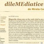 TISMANEANU si Claudiu Tarziu de la GDS-ul "elitelor" plansi de "mica turnatoare", jurnalista-komisar Mirela Corlatan ot Snagov-sat (voi reveni :)