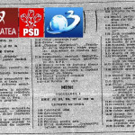 CUM VOR ARATA PROGRAMELE RADIO-TV 1 SI 2, adica Realitatea TV si Antena 3, daca va castiga Mircea Geoana. TRAIAN BASESCU cenzurat pe posturile mogulilor, redat pe internet