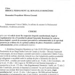 Cererea lui Catalin Voicu de a fi audiat in plenul Senatului, deja aprobata de Mircea Geoana. DOCUMENT via Ovidiu Ohanesian. Senatorul Iulian Urban o contesta