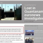 Orwell la EuroNews: Documentarul “Lost in Guantanamo” “s-a pierdut” pe site, cu mentiunea autorilor. FOTO/VIDEO