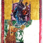 Chipul lui Stefan cel Mare si Sfant – Tetraevanghelul de la Humor (1473). 20 iunie 1992 – “De acum înainte şi până la sfârşitul veacurilor, Voievodul Ştefan cel Mare al Moldovei să fie pomenit laolaltă cu bărbaţii cei cuvioşi şi Sfinţi ai Bisericii”