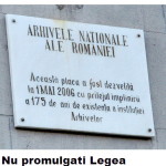 Noi proteste pe adresa presedintelui Traian Basescu pentru Salvarea Arhivelor Nationale. Sindicatul Naţional al Arhivelor „Fiat Justitia” ii solicita sefului statului sa nu promulge Legea maghiara de confiscare a Arhivelor Romaniei