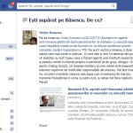 Presedintele-suspendat ne intreaba pe Facebook: Esti suparat pe Basescu? Pai de ce? Roncea ii raspunde: Pai de ICR si GDS