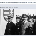 Romanii sunt vinovati ca ungurii sunt antisemiti. Parc in memoria aliatului lui Hitler, Horthy, responsabil de genocidul romanilor si de deportarea evreilor din Ardealul ocupat. Romania ar trebui boicoteze meciul cu Ungaria. MAE-xista?