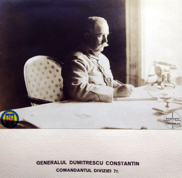 1 Armata Romana la Budapesta 1919 - Comandant Divizia 7 Gen Const Dumitrescu - Foto Roncea Ro - Ziaristi Online - Arhivele Nationale