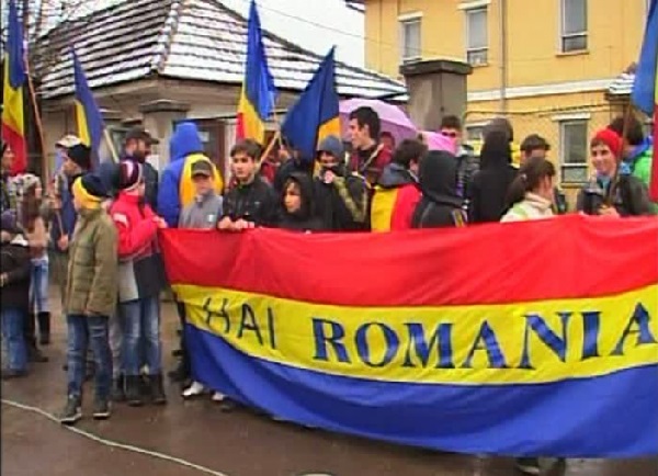 Manifestatie pentru Sabina Elerna la Covasna