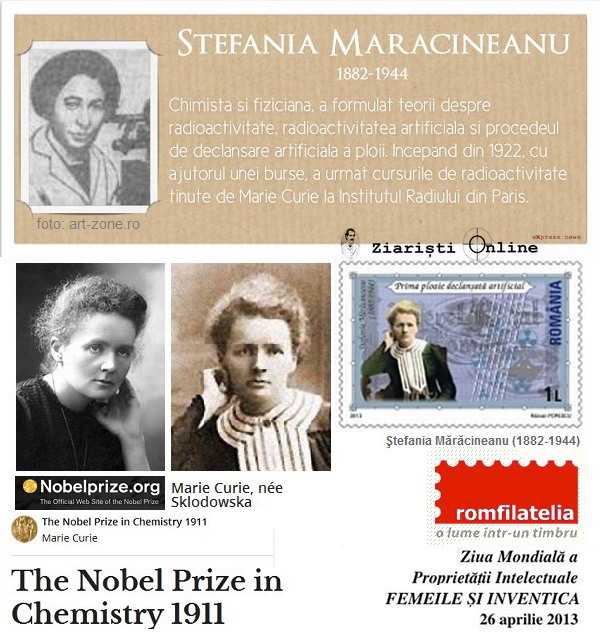 Stefania Maracineanu sau Marie Curie Scandal Romfilatelia - Info Ziaristi Online