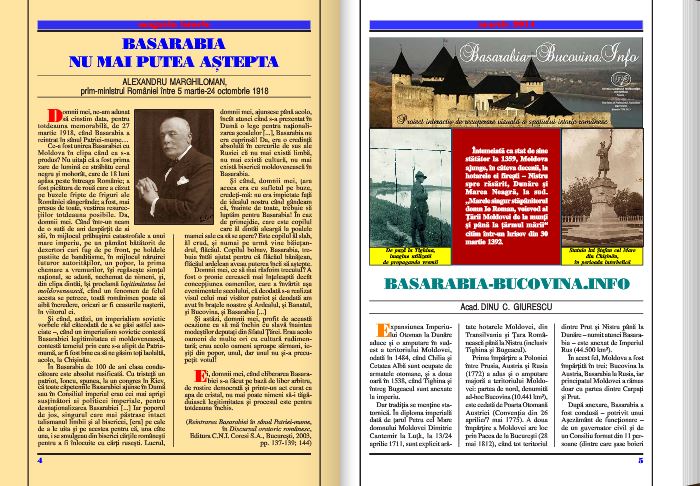 Magazin Istoric Martie 2014 Basarabia-Bucovina.Info Acad. Prof. Dinu Giurescu - Cristina si Victor Roncea Ro