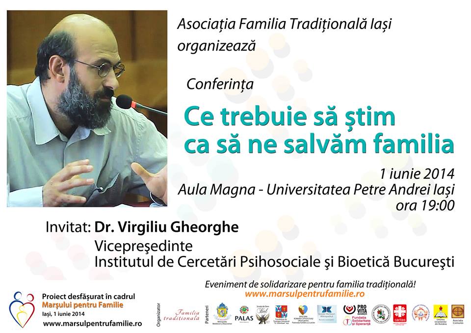 Dr Virgiliu Gheorghe la Iasi 1 Iunie 2014