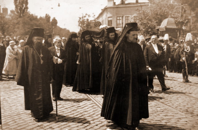 Procesiunea din 21 mai 1934 – cu osemintele domnitorului Constantin Brâncoveanu