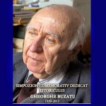 INST: Simpozion comemorativ dedicat marelui istoric Gheorghe Buzatu (6 iunie 1939 – 20 mai 2013)