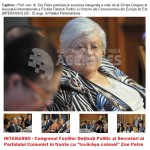 Premieră: Congresul Foştilor Deţinuţi Politici şi Secretari ai Partidului Comunist Român în frunte cu “tovarăsa colonel” Zoe Petre a fost prezidat de secretarul PCR pe Universitate Emil Constantinescu. INTERASSO 2014, O RUŞINE!