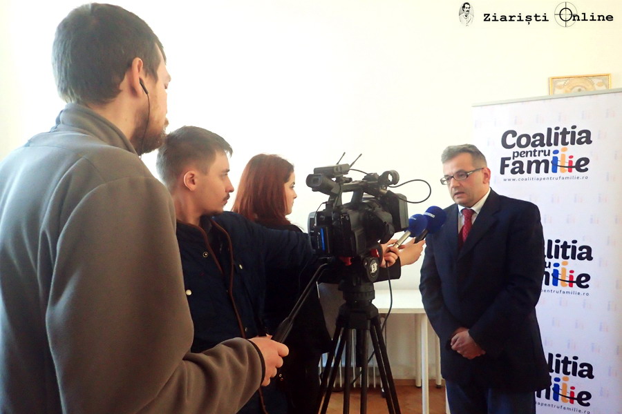 Mihai Gheorghiu, presedintele initiativei civice Coalitia Pentru Familie. Foto: Ziaristi Online