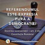 Senator român, nu ne trada! 3 milioane de români așteaptă de 3 ani. Referendumul este expresia pură a democrației. Doctrina suveranității – Art. 2 din Constituția României. REFERENDUM PENTRU CĂSATORIE și FAMILIE, REFERENDUM PENTRU ROMÂNIA. Cine/cum a votat